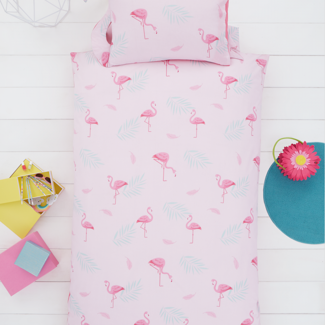 Children's single bedding set FLAMINGO 137x200 cm for 823 Kč can be
