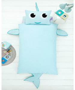 Povlečení pro děti 1-lůžko NARWHAL 137x200