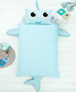 Children's single bedding set NARWHAL 137x200