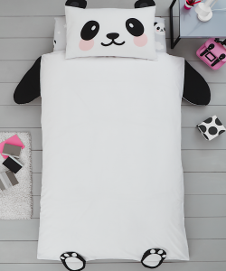 Children's single bedding set PANDA 137x200