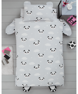 Children's single bedding set PANDA 137x200