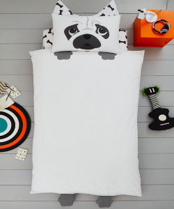 Children's single bedding set DOG 137x200