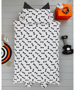 Children's single bedding set DOG 137x200