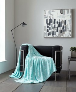Throw Blanket CUBE Aqua 150x200
