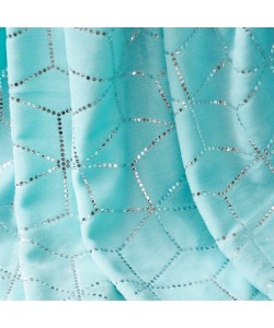 Throw Blanket CUBE Aqua 150x200