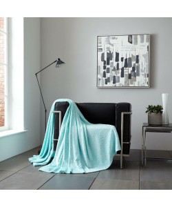 Hrací deka STARS třpytivě mátová 150x200