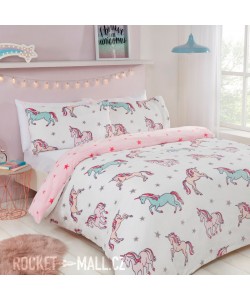 Povlečení mikroplyš na 1-lůžko UNICORN 135x200