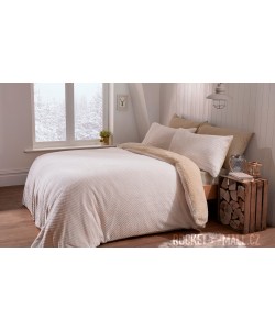 Povlečení mikroplyš na dvoulůžko NATURAL WAFFLE 200x200