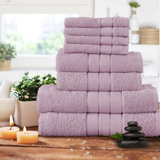 Luxury 8 pcs Towel Bale Set BLUSH