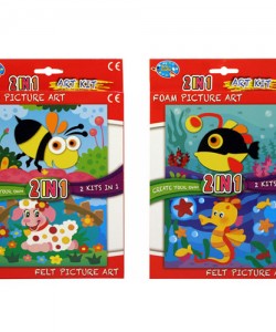 2 In 1 Foam Felt Art Picture Kit