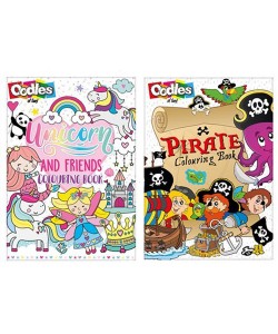 2 Assorted Colouring Books