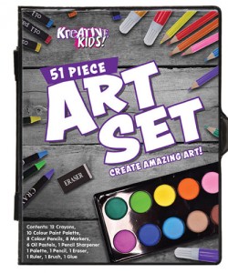 51 Piece Art Set In Colour Case