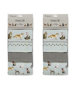 Kitchen towels CURIOUS CATS 45x65 3 PCs