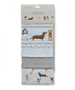 Kitchen towels CURIOUS DOGS 45x65 3 PCs