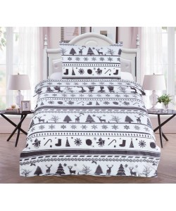 Povlečení mikroplyš  CHRISTMAS 140x200