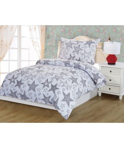 Saténové povlečení HVĚZDNÁ NOC 140x200