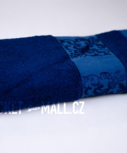 Bambusová osuška ANKARA tmavě modrá 70x140