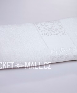 Bambusová osuška ANKARA bílá 70x140