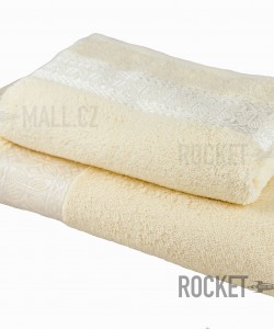 Osuška a Ručník froté Florina IVORY 70x140 + 50x100