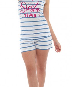 Ladies Summer Short Pyjamas Set SIESTA TIME