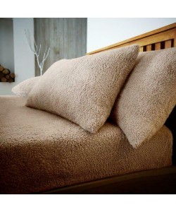 Double Teddy Bear MINK Fitted Sheet 137x200 cm