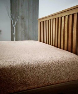 Double Teddy Bear MINK Fitted Sheet 137x200 cm