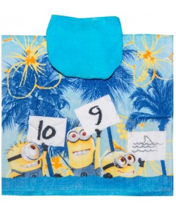 Childrens Hooded Towel Poncho MIMONI NA MOŘI 55x110