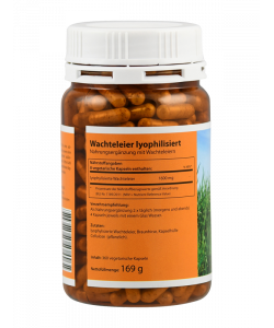 Křepelčí vejce, lyofilizovaná