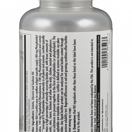 Lecithin soft capsules 1200 mg