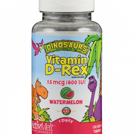 Vitamin D-Rex, D3, 600 i. E. ActivMelt ™ I laboratory tested