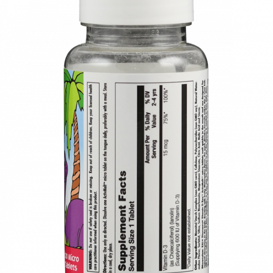 Vitamin D-Rex, D3, 600 i. E. ActivMelt ™ I laboratory tested